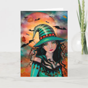 The Jade Witch Halloween Fantasy Art Card