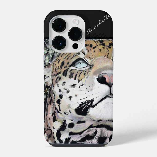 The Jaguar ~ Colored  Iphone Case (Back)