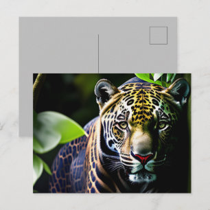 The Jaguar - Fierce Jungle Predator Postcard