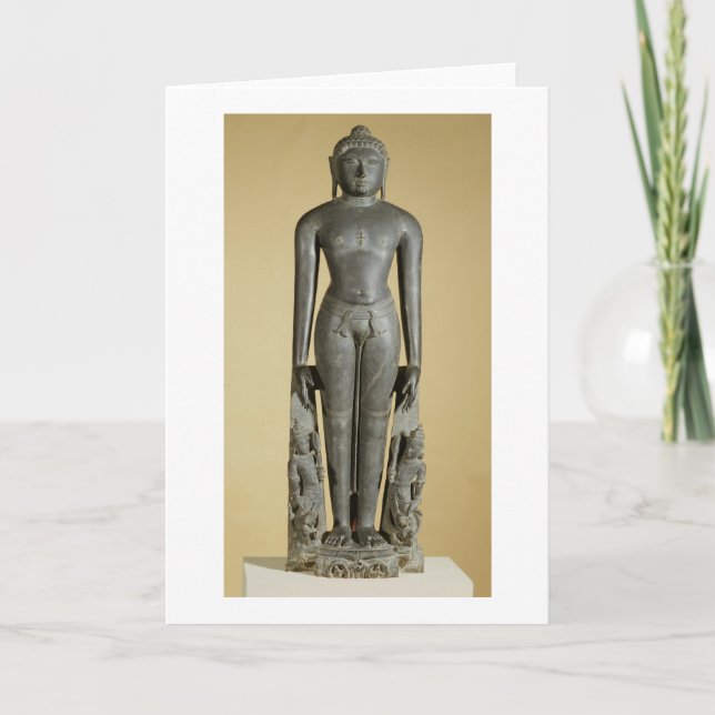 The Jain Tirthankara, Parsvanatha, Rajasthan, Prat Thank You Card (Front)