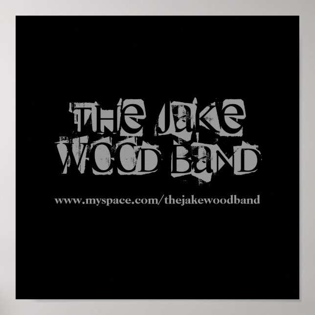 The Jake Wood Band Poster (Front)