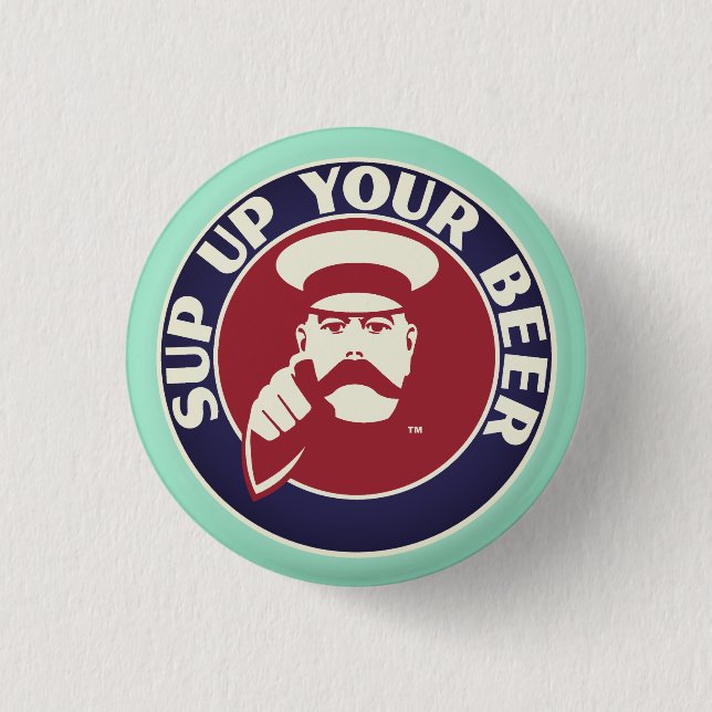 The Jam MOD Eton Rifles badge. Pinback Button (Front)