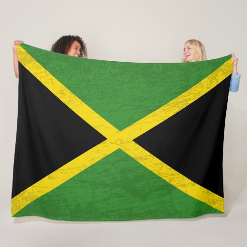 The Jamaica Flag _ A Tapestry of Jamaican heritage Fleece Blanket