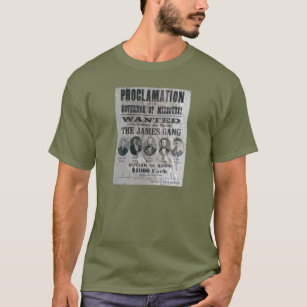 The James Gang Wanted Poster T-Shirt