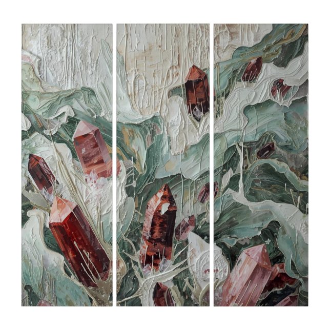 The January Frequency: A Sanctuary of Renewal Triptych (Front)