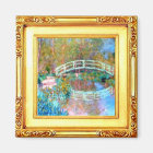 The Japanese Bridge by Claude Monet Magnet