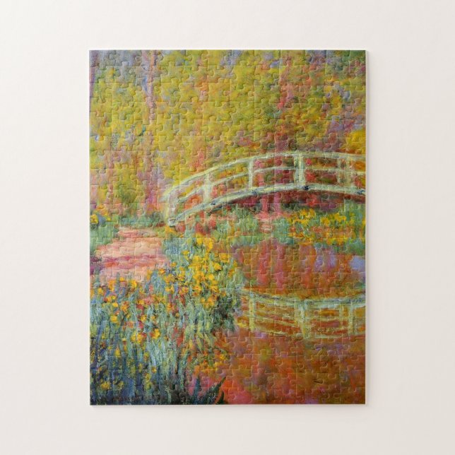 The Japanese Bridge Monet Fine Art Jigsaw Puzzle (Vertical)