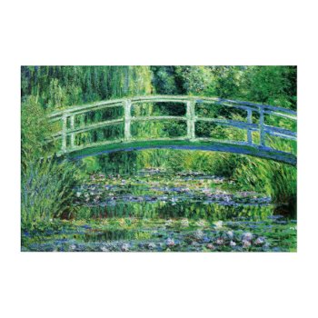 The Japanese Bridge Scenic Fine Art by monet_paintings at Zazzle