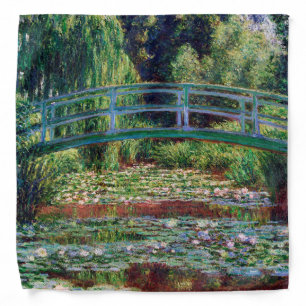 The Japanese Bridge (Water-Lily Pond), Monet Bandana
