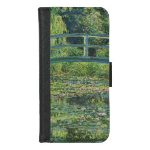 The Japanese Bridge (Water-Lily Pond), Monet iPhone 8/7 Wallet Case