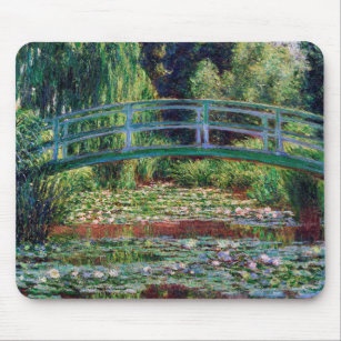 The Japanese Bridge (Water-Lily Pond), Monet Mouse Pad