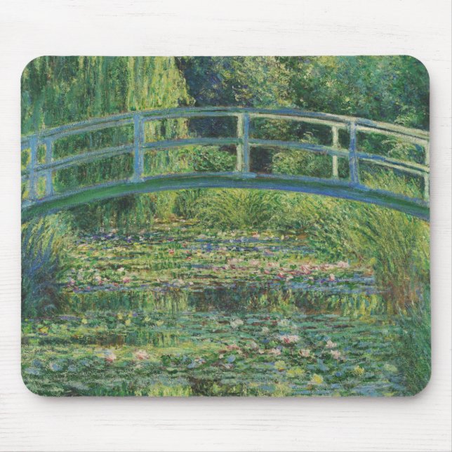 The Japanese Bridge (Water-Lily Pond), Monet Mouse Pad (Front)