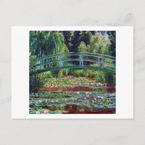 The Japanese Bridge Water_Lily Pond Monet Postcard