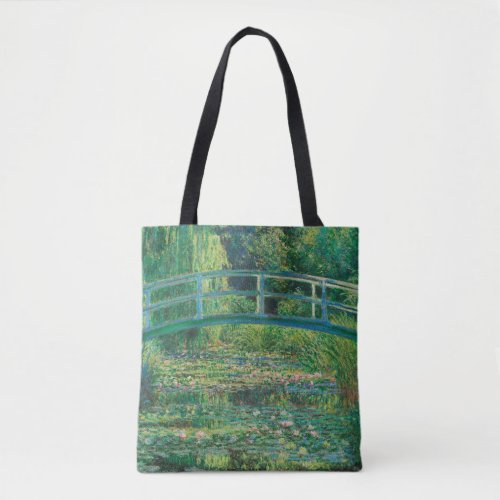 The Japanese Bridge Water_Lily Pond Monet Tote Bag