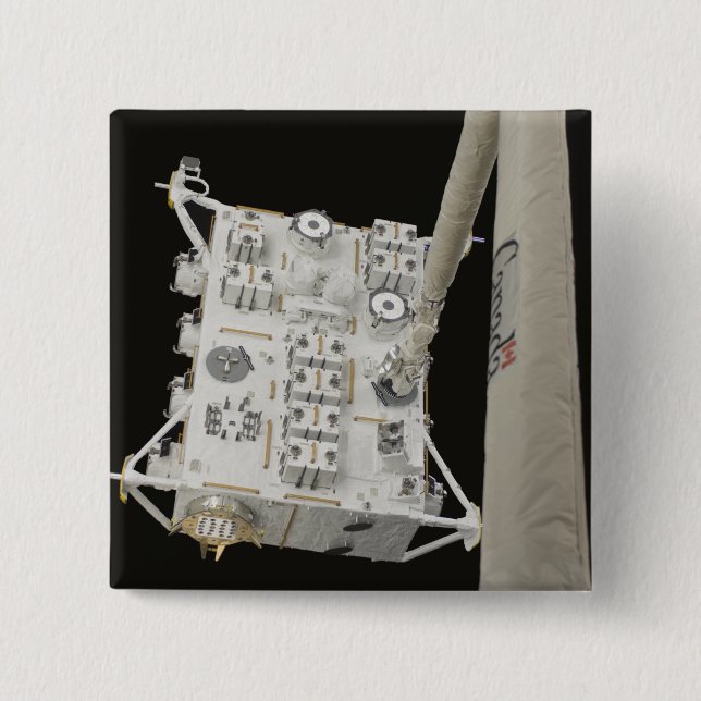 The Japanese Experiment Module Exposed Facility 2 Pinback Button (Front)