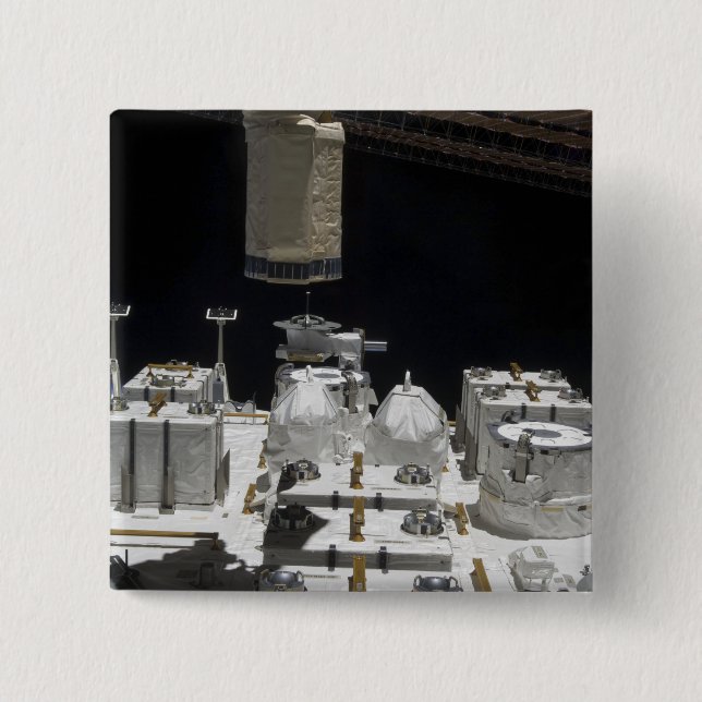 The Japanese Experiment Module Exposed Facility Button (Front)