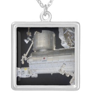 The Japanese Experiment Module Kibo laboratory 2 Silver Plated Necklace