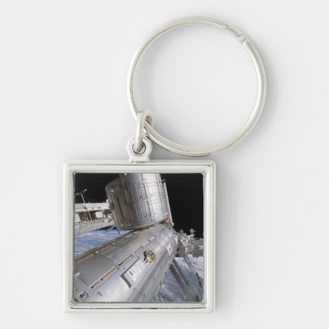 The Japanese Experiment Module Kibo laboratory Keychain (Front)