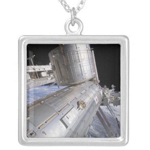 The Japanese Experiment Module Kibo laboratory Silver Plated Necklace