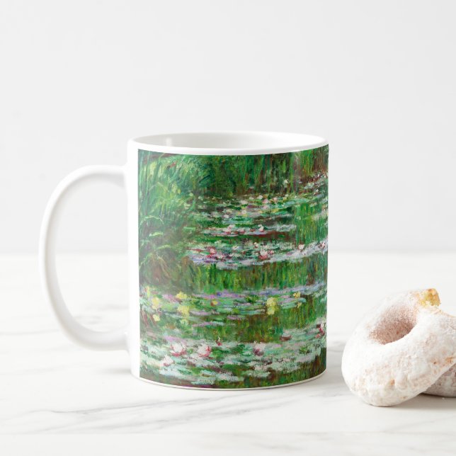 The Japanese Footbridge by Claude Monet Coffee Mug (With Donut)