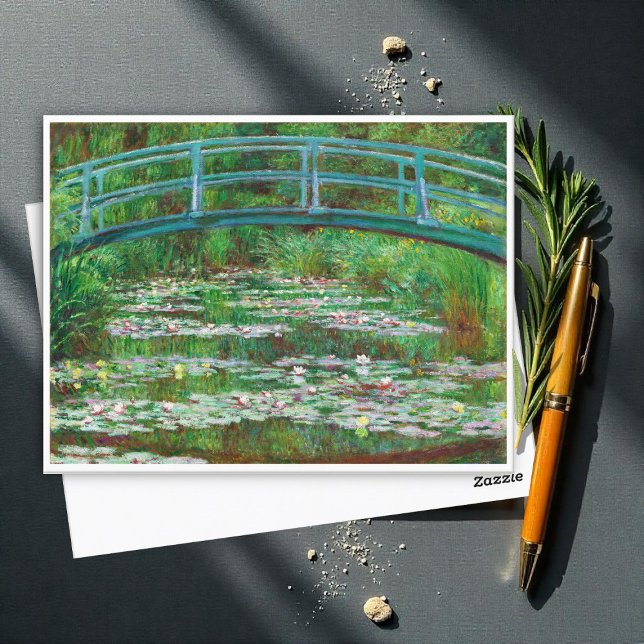 The Japanese Footbridge by Claude Monet Postcard (Creator Uploaded)