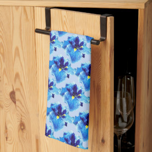 THE JAPANESE IRIS FLOWER KITCHEN TOWEL