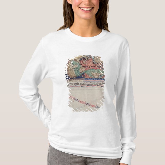 The jaws of Hell swallowing the red dragon T-Shirt (Front)