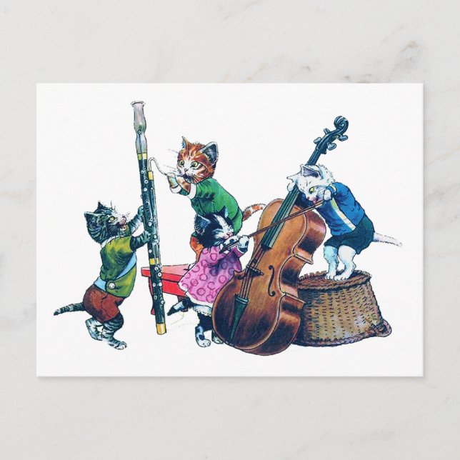 The Jazz Cats Band Postcard (Front)