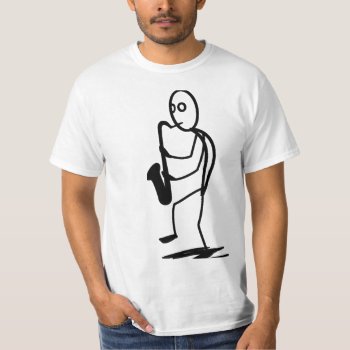 The Jazz Man T-shirt by ImpressImages at Zazzle