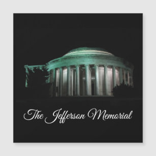The Jefferson Memorial at night Magnet