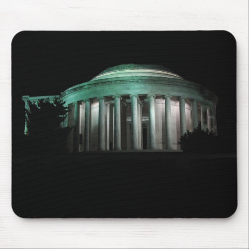 The Jefferson Memorial at night Mouse Pad