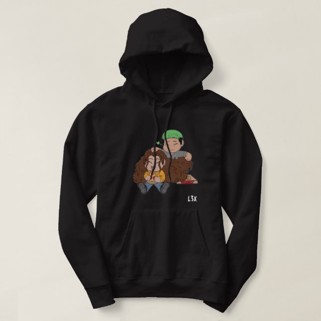 THE JENN & LUCKY HOODIE (Design Front)