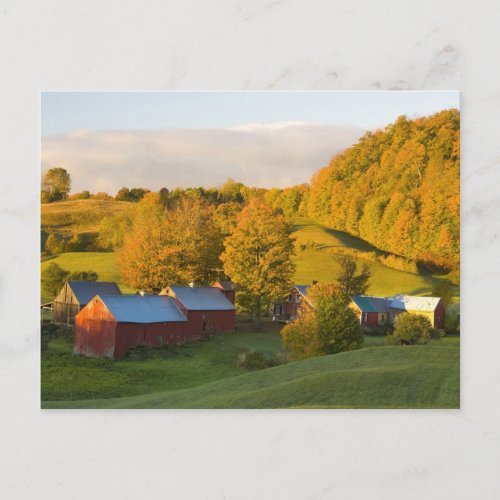 The Jenne Farm in Woodstock Vermont Fall 2 Postcard