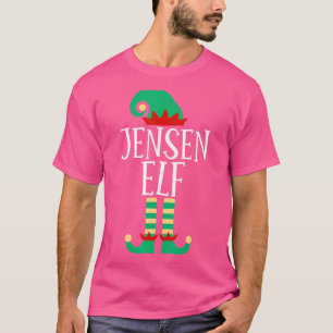 The Jensen Elf Family Matching Christmas Pajamas T-Shirt
