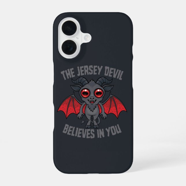 The Jersey Devil Believes In You iPhone Case (Back)
