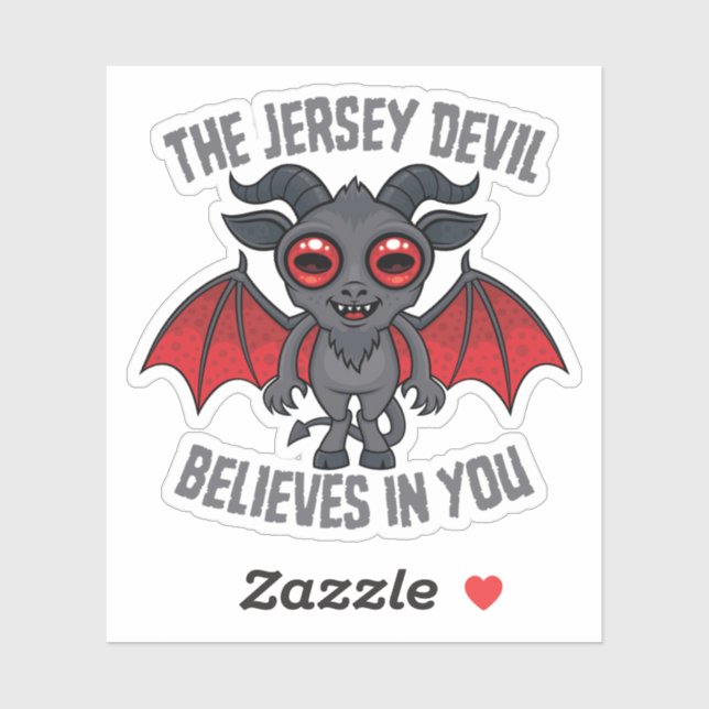 The Jersey Devil Believes In You Sticker (Sheet)