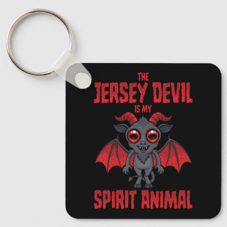 The Jersey Devil Is My Spirit Animal Keychain