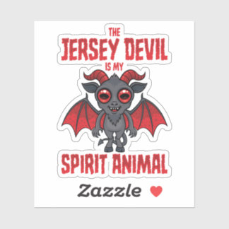 The Jersey Devil Is My Spirit Animal Sticker