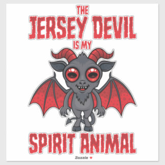 The Jersey Devil Is My Spirit Animal Sticker