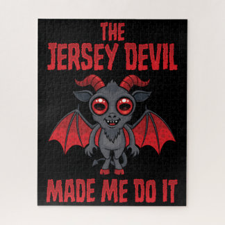 The Jersey Devil Made Me Do It Jigsaw Puzzle