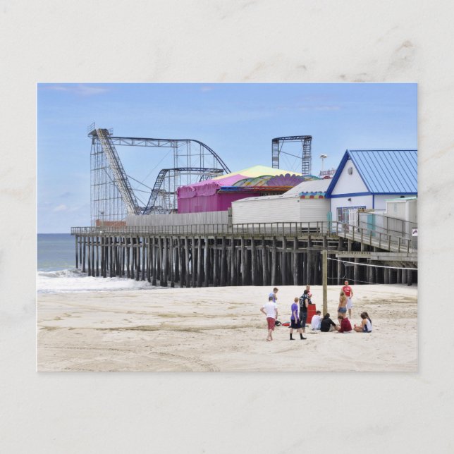 The Jersey Shore at Seaside Heights Postcard (Front)