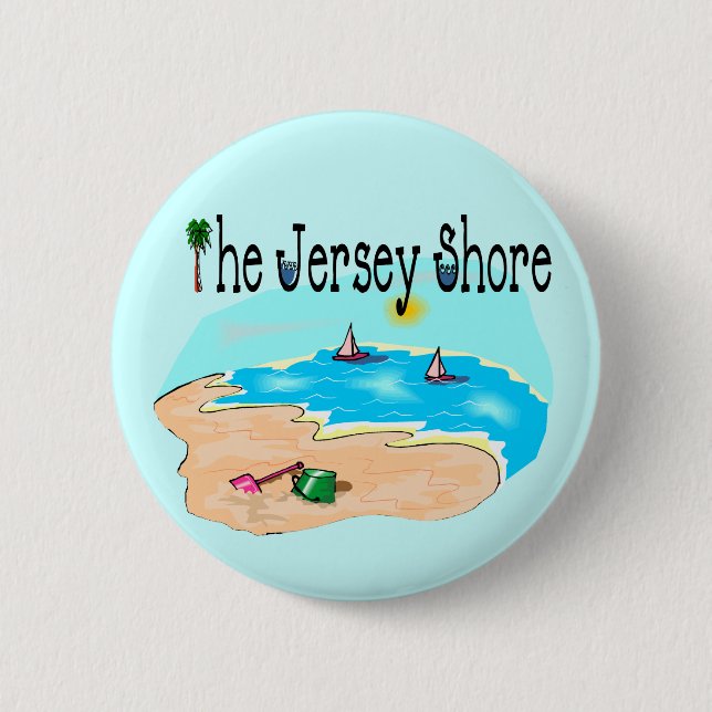 The Jersey Shore Pinback Button (Front)