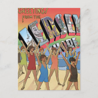 The Jersey Shore Vintage Greetings Art Postcard