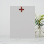 The Jerusalem Cross - ver 1 - Opus Dei - Black (Standing Front)