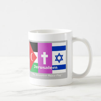 The Jerusalem Peace Flag Coffee Mug