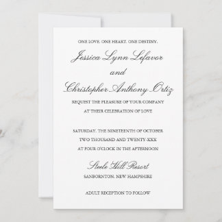 The Jessica Wedding Collection - Invitation 