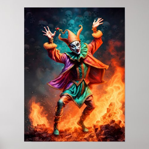 The Jester _ 12 x 16 Poster