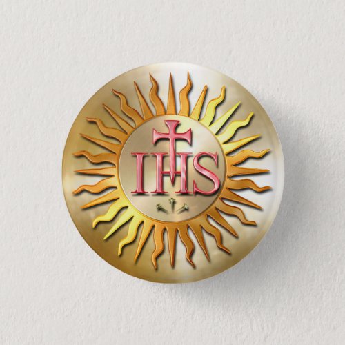 The Jesuit Seal Pinback Button