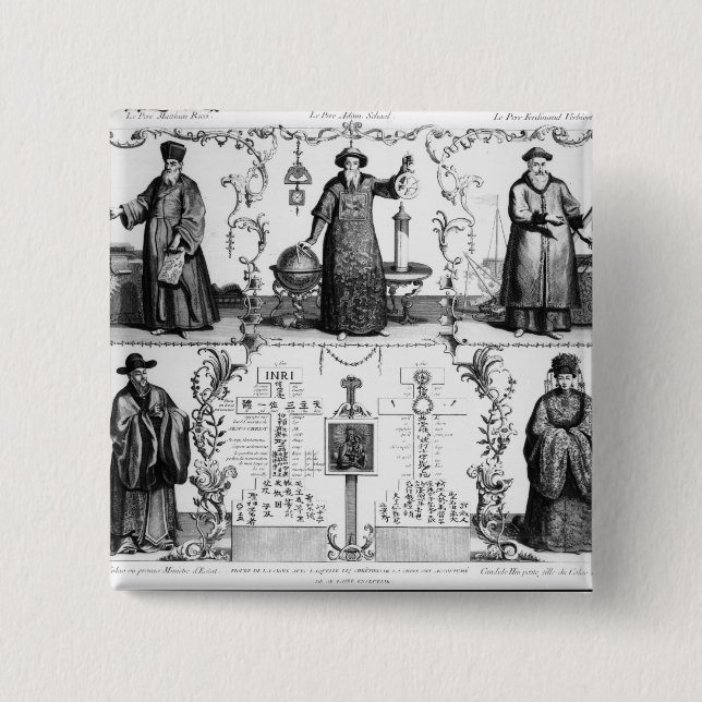 The Jesuits in China Button (Front)