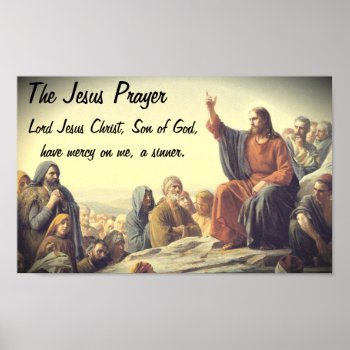 The Jesus Prayer Poster by Azorean at Zazzle